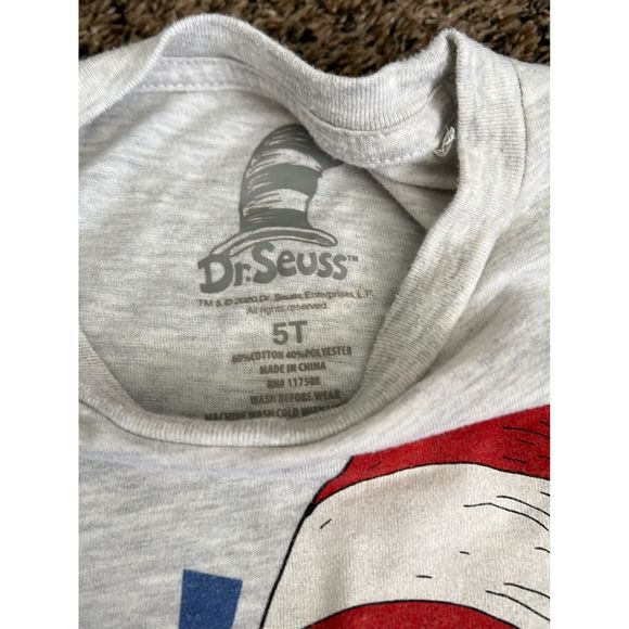 Sr Seuss size 5 t shirt - Picture 2 of 2